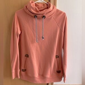 Maurices XS Coral Cowl Neck Sweater